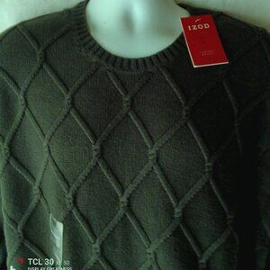 Men's Green Crewneck Sweater Size XXL NWT